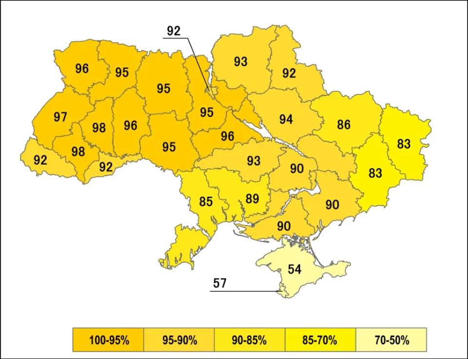 Референдум 1991: Карта