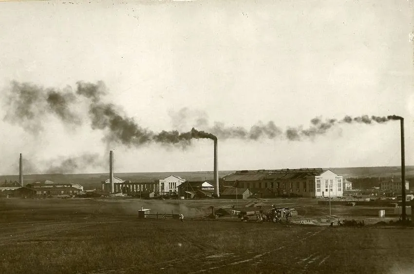 Загальний вид хімзаводів «РУСКО-КРАСКА», 1916 р.