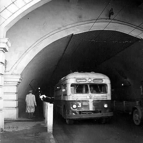 A view of the constructed tunnel