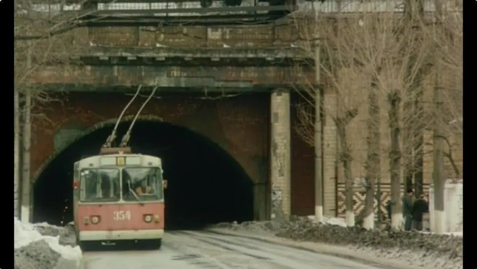 A still from the movie “Murder in Winter Yalta”