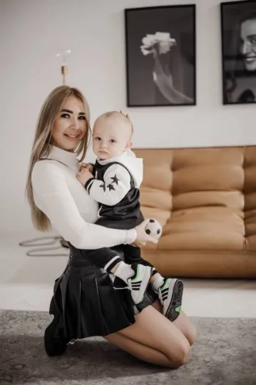 Ксенія Проценко з сином