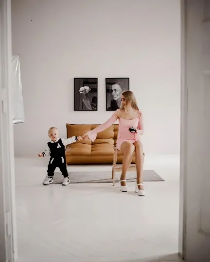 Ксенія Проценко з сином