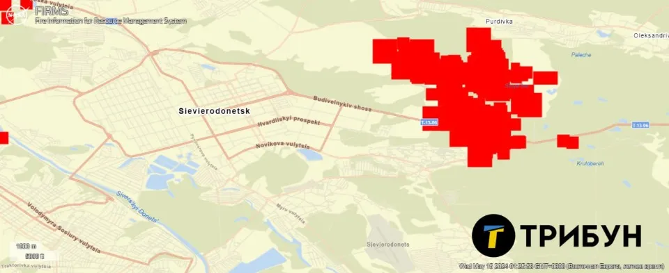 Пожежі на Луганщині
