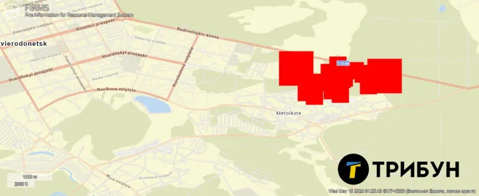 Пожежі на Луганщині