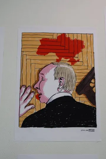 Сатиричні меми та картини Максима Паленка