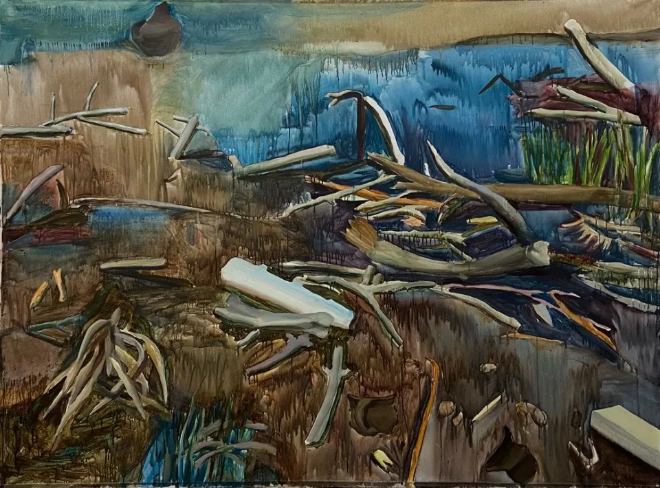 Катерина Алійник, Занедбана частина саду, 2022