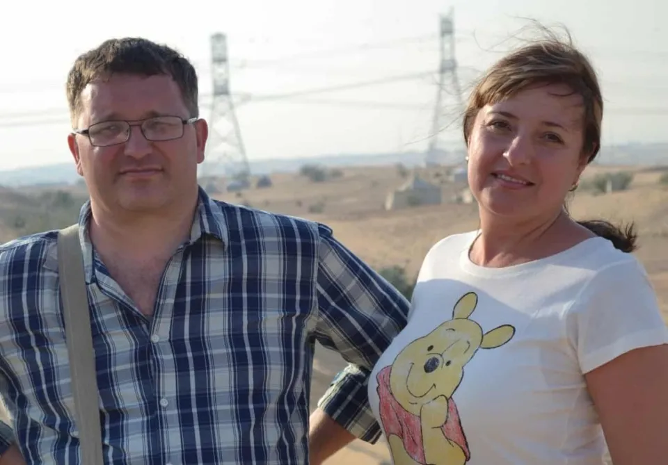 Олена Куліш та Володимир Альохін. Фото: Книга пам’яті