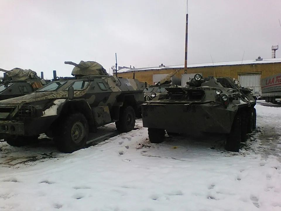 ворожа техніка в Луганську