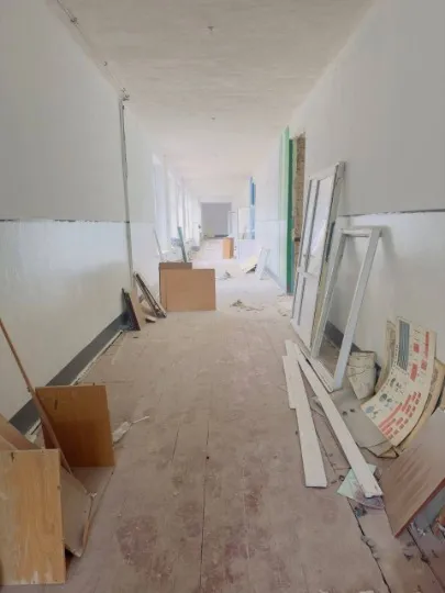 Мотижинський ліцей на Київщині почали капітально ремонтувати.