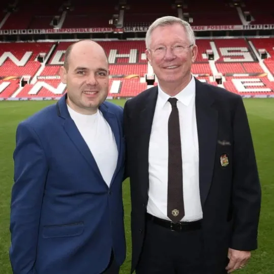 Павло Козирєв з сером Алексом Фергюсоном