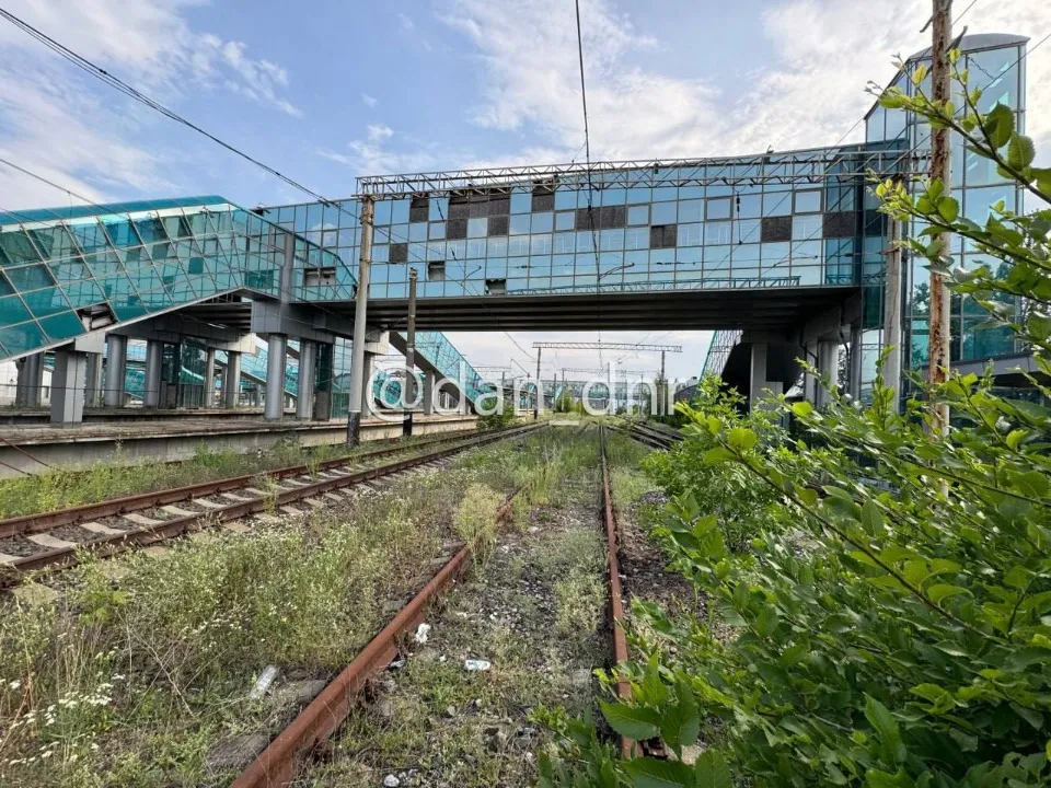 вокзал у Донецьку після окупації