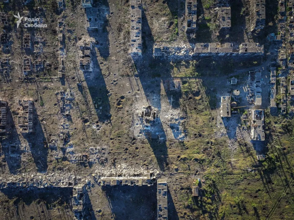 залишки мікрорайону Канал Часів Яр Донеччина