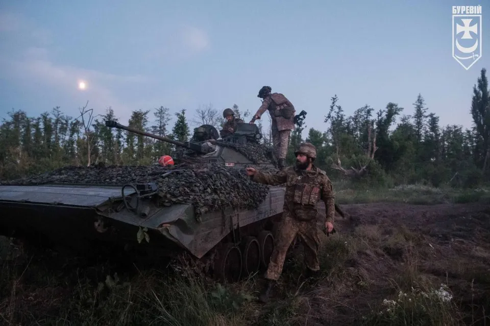 Бійці бригади Буревій