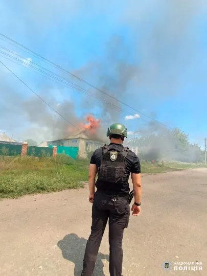 Удар по Харківщині