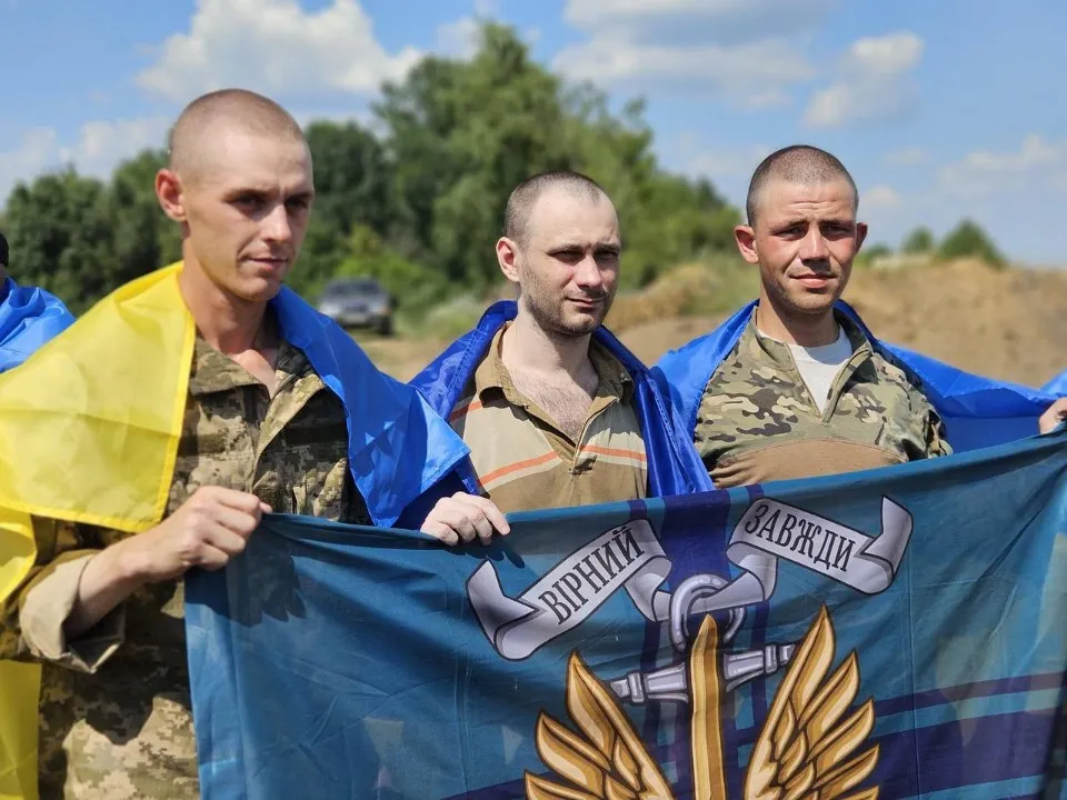 З  російського полону повернули 95 українських військових