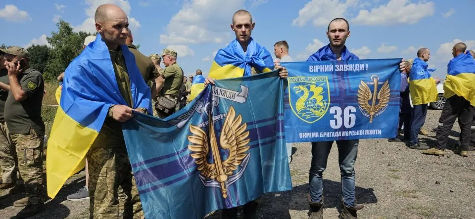 З  російського полону повернули 95 українських військових