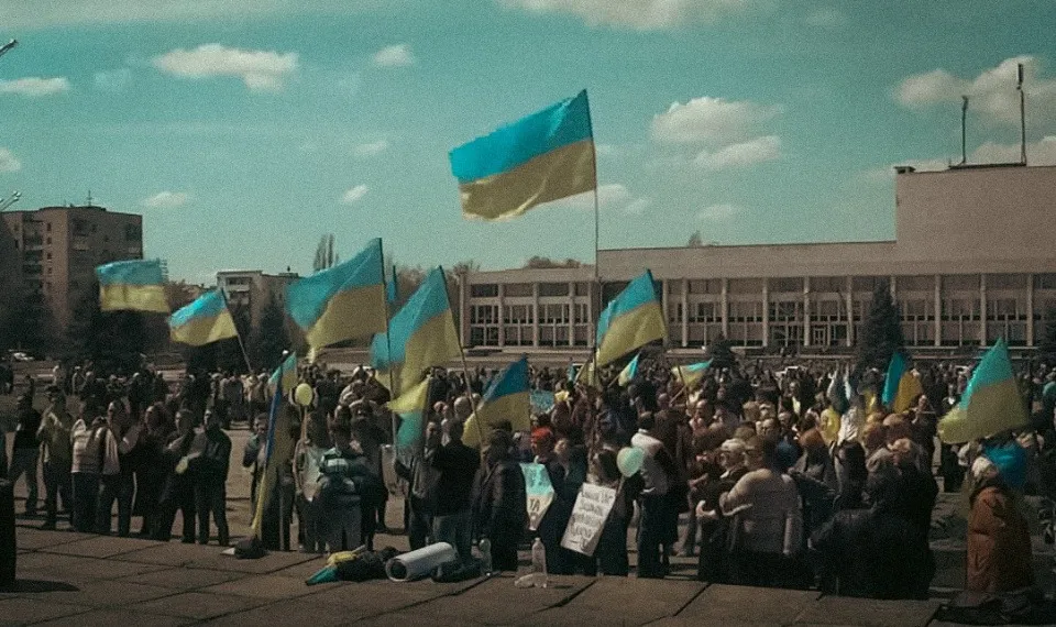 Мітинг За єдність України, Рубіжне, 2014 рік