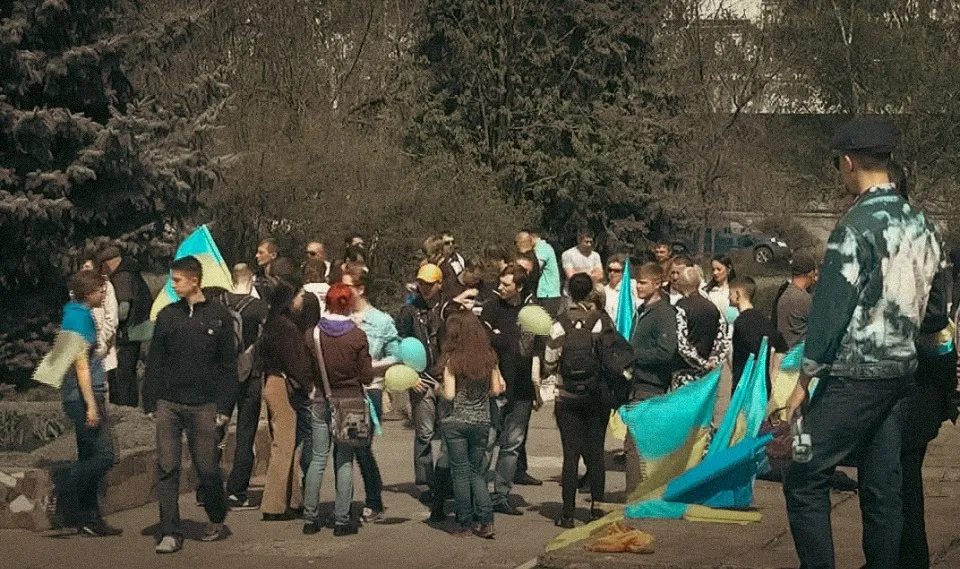 Мітинг За єдність України, Рубіжне, 2014 рік