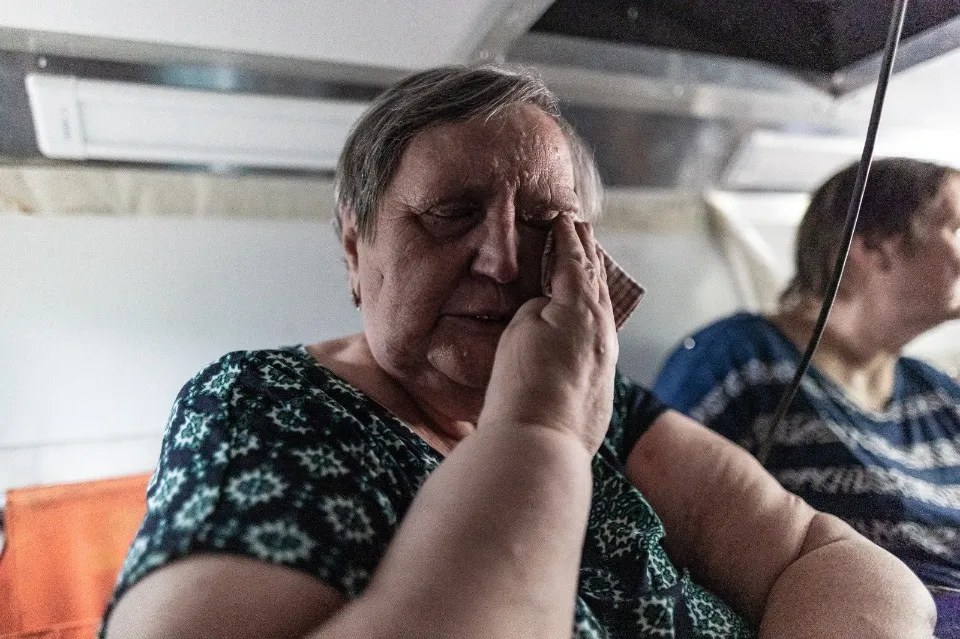 Торецьк, евакуація