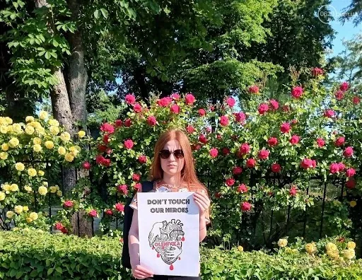 Марія Алєксєєвич. Дружина важкопораненого під час теракту в Оленівці бійця, який утримується в полон