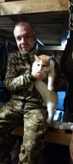 Олександр Кірілєнко з котом