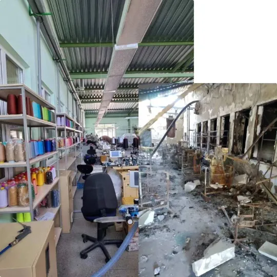 Рубіжанська панчішна мануфактура, руйнування