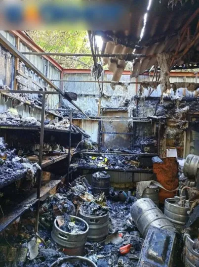 пожежа в окупованому Луганську