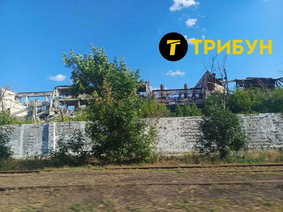 Металургійний комбінат Азовсталь в окупованому Маріуполі