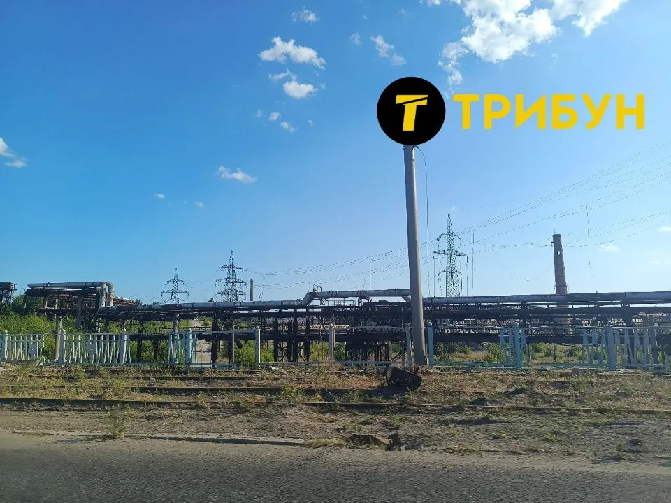 Металургійний комбінат Азовсталь в окупованому Маріуполі