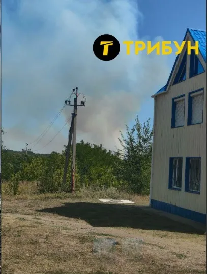 пожежа в селі Урало-Кавказ Довжанського району на Луганщині
