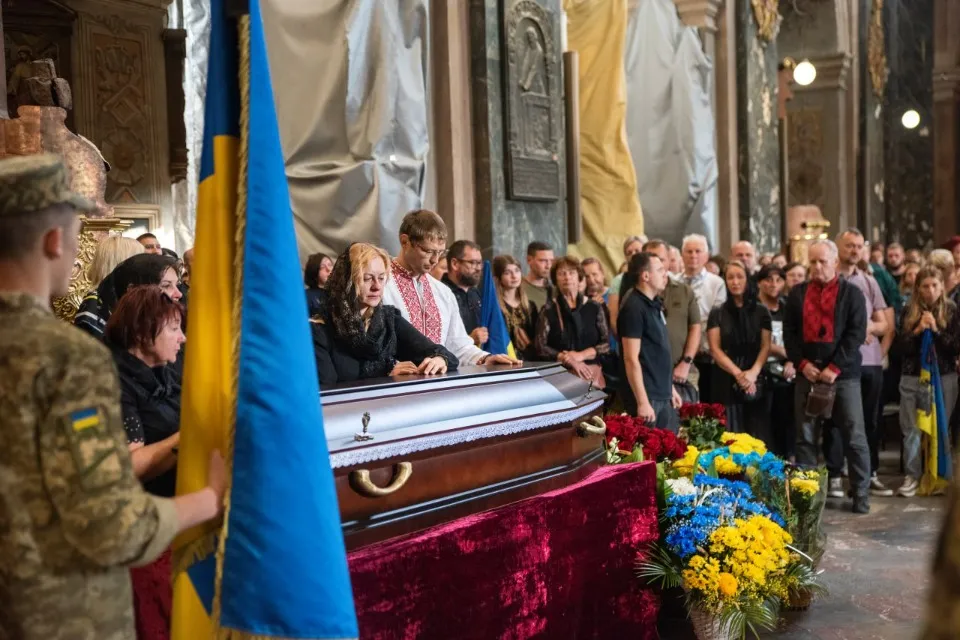 У Львові поховали оборонця Маріуполя Ігоря Дубика