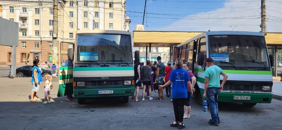 евакуація з Донеччини