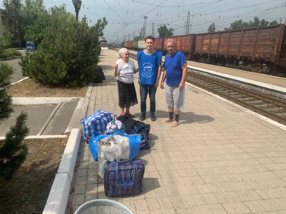 евакуація з Донеччини