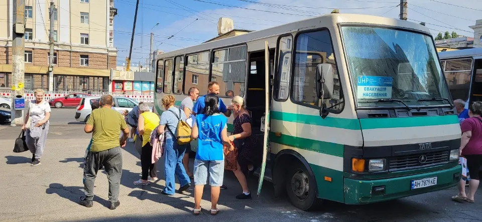 евакуація з Донеччини