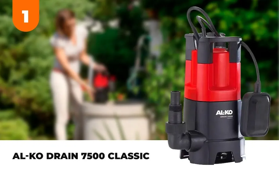 Дренажний насос для брудної води AL-KO Drain 7500 Classic