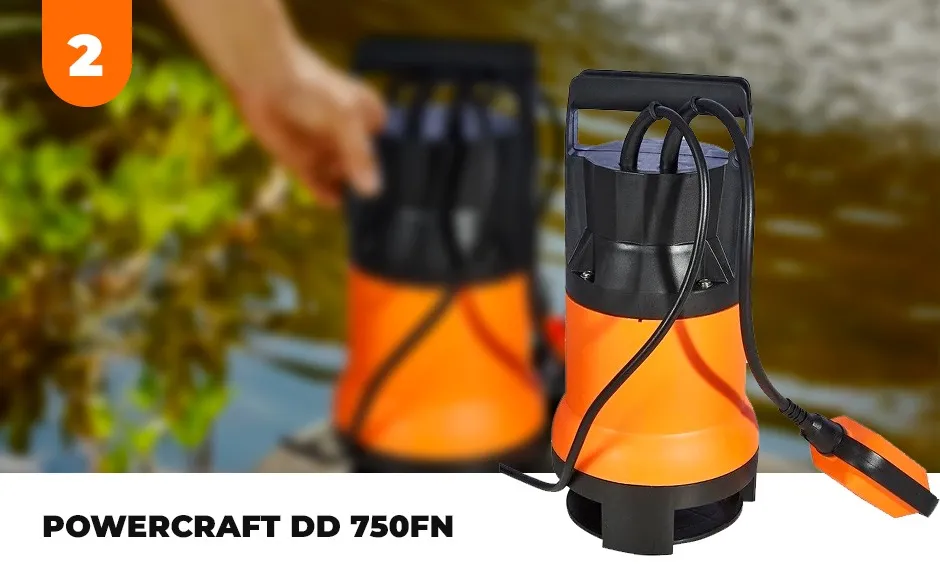 Насос погружний дренажний Powercraft DD 750fn (157546)