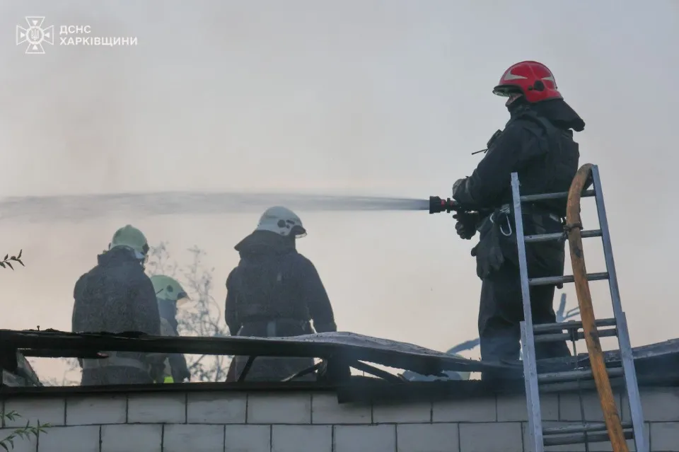 обстріл Харківщини, рятувальники ДСНС