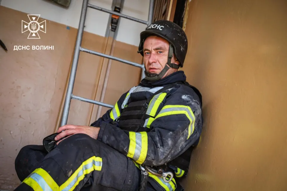 робота рятувальників ДСНС на Волині