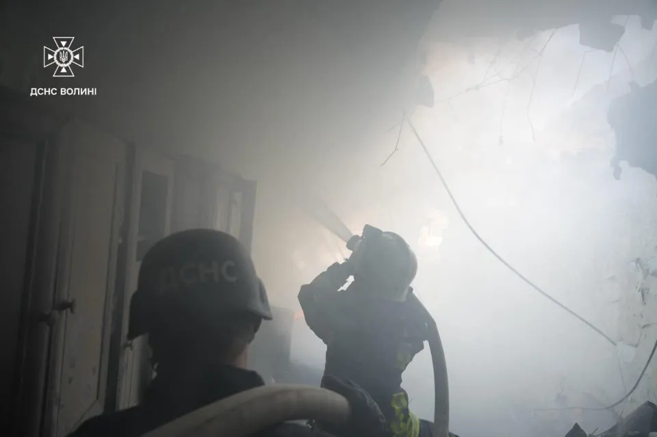 робота рятувальників ДСНС на Волині