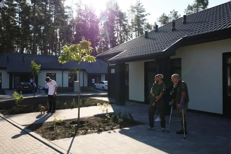 У Київській області з’явилося перше інклюзивне містечко для ветеранів