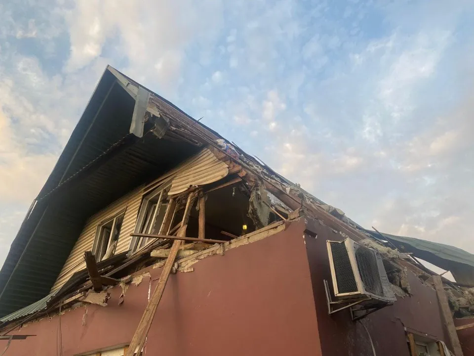 Російський удар по Кураховому