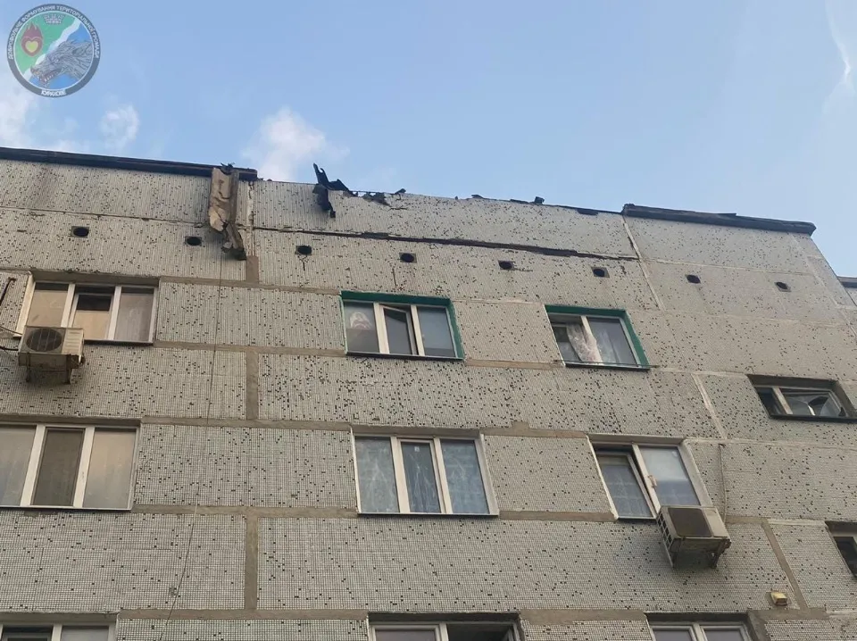 Російський удар по Кураховому