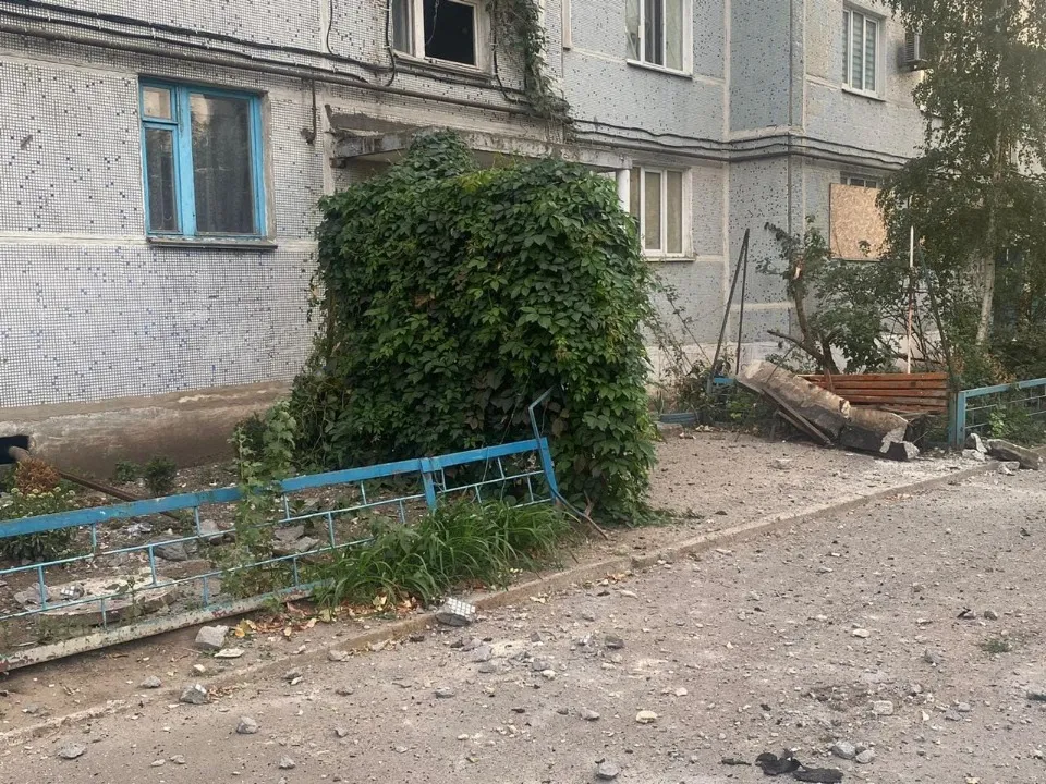 Російський удар по Кураховому