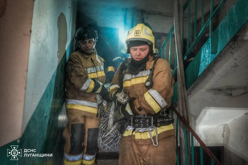 ліквідація наслідків обстрілу Харкова