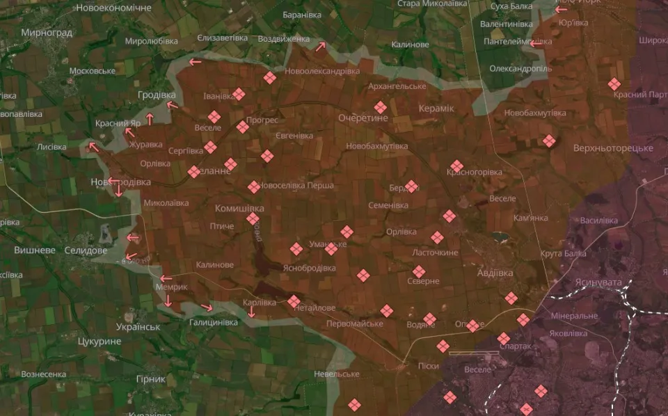 Покровьский напрямок Донеччина