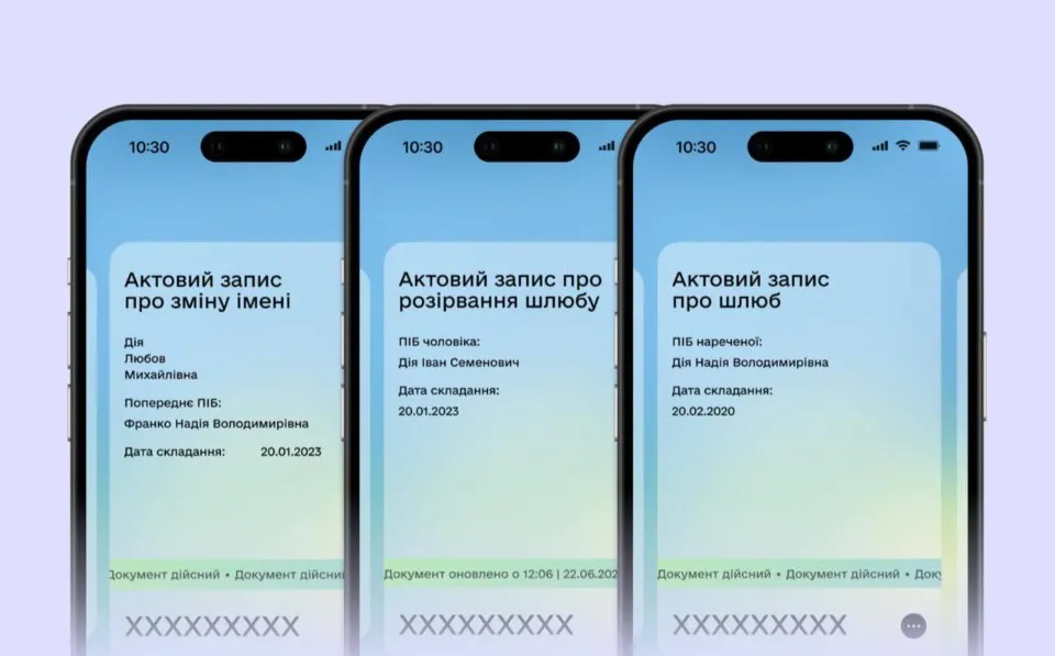 Дія нові послуги