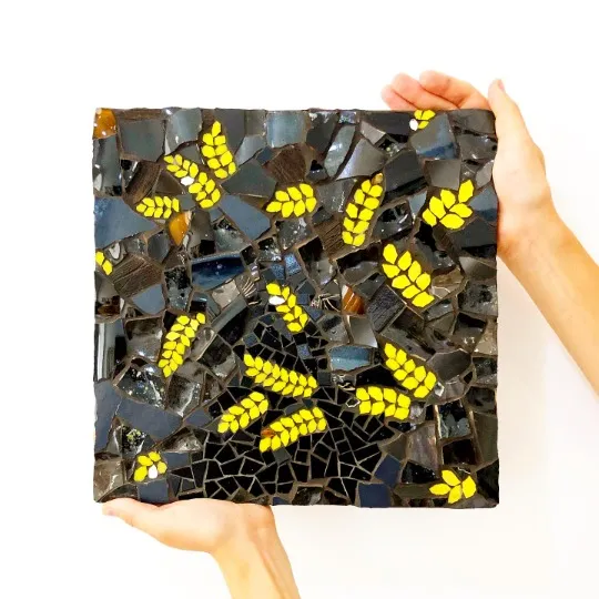 Спалене зерно. Фото: Тетяна Родькіна