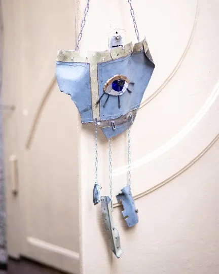 Уламок російського гелікоптера Око життєствердності Фото: Тетяна Родькіна