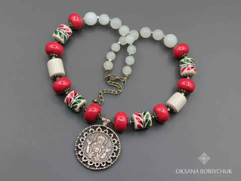 намисто до вишиванки