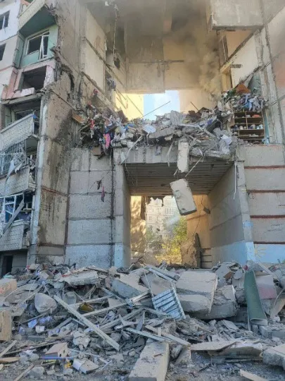 наслідок обстрілу Харкова 24 вересня